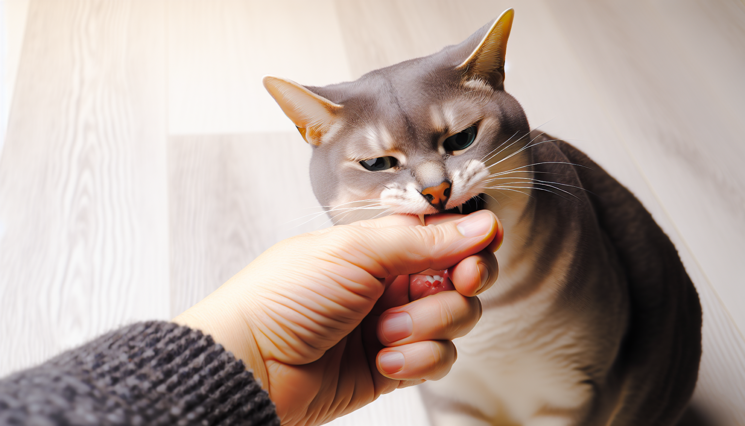 Pawtounes - Chats - Chatons - Animaux - Mignons - Marrants : Why does your cat bite your hand? Answers and solutions