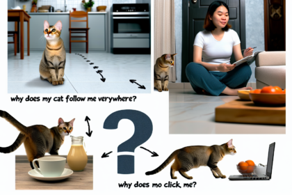 Pawtounes - Chats - Chatons - Animaux - Mignons - Marrants : Why your cat follows you everywhere: Secrets Unveiled!