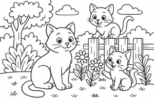 Pawtounes - Chats - Chatons - Animaux - Mignons - Marrants : Cat Coloring for Cat Lovers